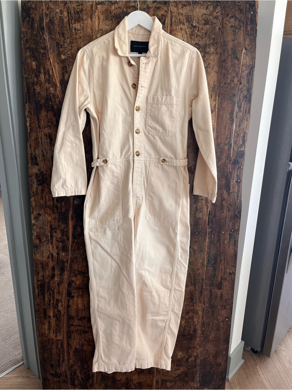Banana Republic Cream Coveralls Workwear 2